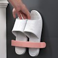 Miniatyrbillede 6 af 6: 3 STK Vægmonteret Skohylde: Stilfuld, pladsbesparende organizer til badeværelse & toilet, ingen udstansning nødvendig