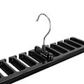 Miniatyrbillede 8 af 10: Alsidig Roterende Slipsholder - Sort Organizer til Slips, Bælter og Tilbehør Opbevaring