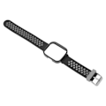 Miniatyrbillede 2 af 10: 2 i 1 Udskiftningsrem til Redmi Watch 3 - Hurtigudløsning Blød Silikone Svedtæt Smartwatch Armbånd i Sort Grå