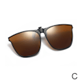 Miniatyrbillede 1 af 11: Polariserede Clip On Flip Up-solbriller over recept og Readi brown One-size