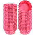 Miniatyrbillede 1 af 7: Standard lyserøde cupcake-muffinindlæg 500-tæller, lugtfri, fødevaregodkendt og fedttætte papirbagebægre (lyserøde) Pink 500pcs