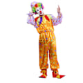 Miniatyrbillede 1 af 2: Voksen klovnekostumer til Halloween, jul, fødselsdage og fester - mænd og kvinder - performancekostumer Star and Moon Clown