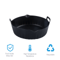 Miniatyrbild 1 av 8: 2-delad airfryer silikonkorg Black