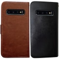 Miniatyrbillede 7 af 9: Samsung Galaxy S10 - PU Læder Pung Etui Svart