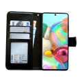 Pikkukuva 2 / 10: Samsung Galaxy A71 - PU Nahkainen Lompakkokotelo Svart