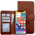 Miniatyrbild 2 av 11: iPhone 12 - Läderfodral / Skydd Vit