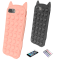 Pikkukuva 1 / 7: iPhone X/Xs - Kotelosuoja Pop It Fidget Rosa