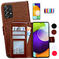 Miniatyrbillede 1 af 10: Samsung Galaxy A33 5G - PU Læder Pung Etui Brun