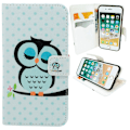 Miniatyrbillede 2 af 4: iPhone 6 / 6S - PU Læder Pung Etui Blå