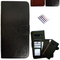Miniatyrbillede 1 af 5: Samsung Galaxy S10 - PU Læderpung Etui Svart