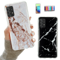 Miniatyrbillede 1 af 6: Samsung Galaxy A52/A52 5G - Beskyttelse af marmor Vit