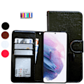 Miniatyrbillede 1 af 10: Samsung Galaxy S22 5G - PU Læder Pung Etui Svart