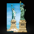 Miniatyrbild 6 av 10: Imponerande LEGO Arkitektur 21042 Frihetsgudinnan Modell Perfekt Present