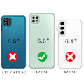 Miniatyrbillede 9 af 10: Samsung Galaxy A22 5G - PU Læder Pung Etui Vit