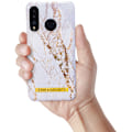 Miniatyrbillede 2 af 5: Huawei P30 Lite - Marmorbeskyttelse Svart
