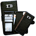 Pikkukuva 4 / 9: Samsung Galaxy S8 - Nahkakotelo/Lompakko + Suoja Vit