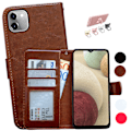 Miniatyrbillede 1 af 10: Samsung Galaxy A03 - PU Læder Pung Etui Svart