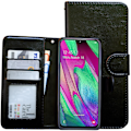 Miniatyrbild 4 av 10: Samsung Galaxy A40 - Läderfodral / Skydd Brun