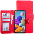 Miniatyrbillede 7 af 9: Samsung Galaxy A21s - PU Læderpung Etui Brun