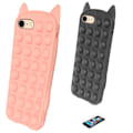 Miniatyrbild 1 av 7: iPhone 7/8/SE (2020 & 2022)/SE (2020) - Skal / Skydd / Pop It Fi Svart