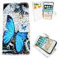 Pikkukuva 2 / 3: iPhone 6 / 6S - PU nahkainen lompakkokotelo Blå