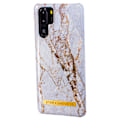 Miniatyrbillede 4 af 9: Huawei P30 Pro - Etui Beskyttelse Blomster / Marmor Svart