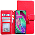 Miniatyrbillede 8 af 10: Samsung Galaxy A40 - PU Læderpung Etui Svart