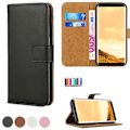 Miniatyrbillede 1 af 5: Samsung Galaxy S9 - PU Læder Pung Etui + Touch Rosa