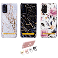 Pikkukuva 1 / 7: Samsung Galaxy S20 - Kotelosuoja Kukka / Marmori Svart