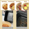 Pikkukuva 8 / 10: 100 kpl Air Fryer -kertakäyttöiset paperit - Tarttumaton leivinpaperi