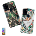 Miniatyrbillede 1 af 6: Samsung Galaxy A21s - Geometrisk Blomster Etui Svart