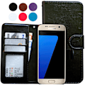 Miniatyrbillede 1 af 8: Læderpung til Samsung Galaxy S7 - Stil & Beskyttelse!