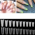 Miniatyrbild 1 av 7: Långa Lös Nagelspetsar för Perfekta Drömnaglar Transparent