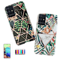 Miniatyrbild 1 av 6: Samsung Galaxy A51 - Skal / Skydd / Geometriskt Vit