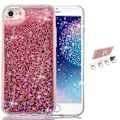 Pikkukuva 1 / 10: iPhone 7/8/SE (2020 & 2022) - Liikkuva glitter 3D Bling -puhelinkotelo