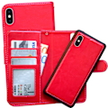 Pikkukuva 7 / 9: iPhone X/Xs - PU Nahkainen Lompakkokotelo