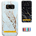 Miniatyrbillede 1 af 6: Samsung Galaxy S8 - Cover / Beskyttelse / Marmor Svart