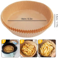 Pikkukuva 4 / 10: 100 kpl Air Fryer -kertakäyttöiset paperit - Tarttumaton leivinpaperi