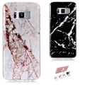 Miniatyrbillede 1 af 7: Samsung Galaxy S8 - Cover / Beskyttelse / Marmor Vit