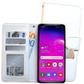 Pikkukuva 5 / 10: Samsung Galaxy S10 - PU Nahkainen Lompakkokotelo Vit