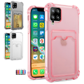 Miniatyrbillede 1 af 11: Samsung Galaxy A12 / A12 5G - Kortbeskyttelsesetui Transparent Rosa