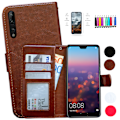 Miniatyrbillede 1 af 7: Huawei P20 Pro - Pungetui + Skærmbeskyttelse og Touch Svart