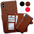 Pikkukuva 1 / 9: iPhone X/Xs - PU Nahkainen Lompakkokotelo
