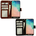 Pikkukuva 5 / 5: Samsung Galaxy S10 - Nahkakotelo / Suoja Brun