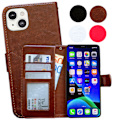 Miniatyrbillede 1 af 10: iPhone 14 - PU Læder Pung Etui Brun