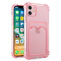 Miniatyrbillede 4 af 10: iPhone 11 - Kort etui Beskyttelse Transparent Grå