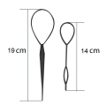 Miniatyrbillede 6 af 8: 2 stk. Topsy Tail Tool Hår Fletning Hestehale Maker Styling Tool