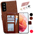 Miniatyrbillede 1 af 9: Samsung Galaxy A23 5G - PU Læder Pung Etui Svart