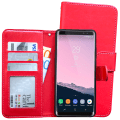 Miniatyrbild 9 av 10: Samsung Galaxy Note9 - Läderfodral / Skydd Rosa