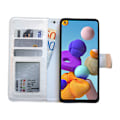 Miniatyrbillede 5 af 10: Samsung Galaxy A21s - PU Læder Pung Etui Svart